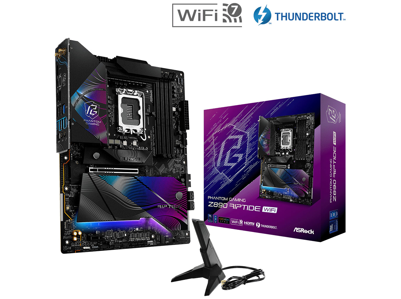 ASRock Z890 Riptide WIFI Motherboard ATX LGA-1851 Intel Z890